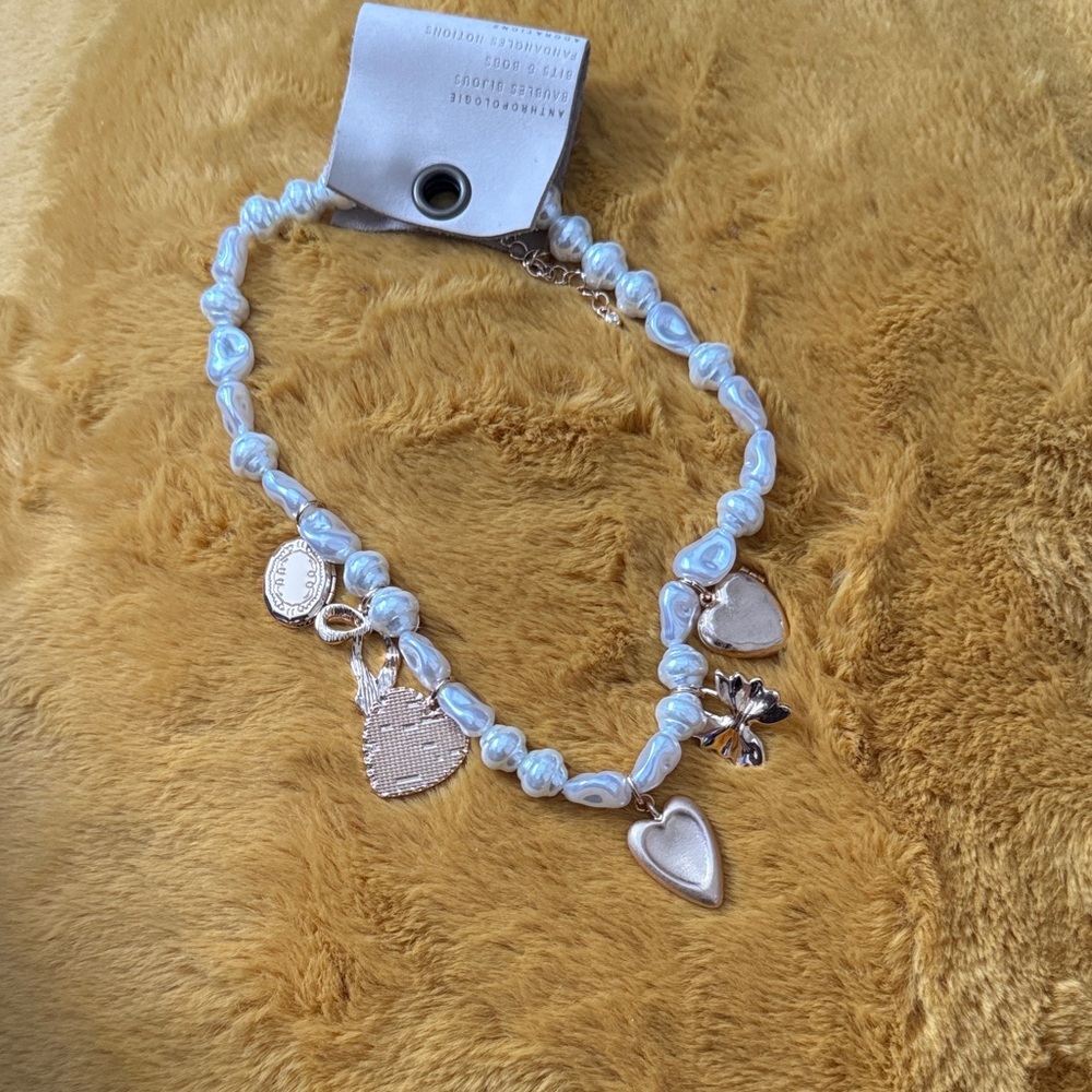 Anthropologie - Elegant Blue Pearl necklace - Picture 3 of 4